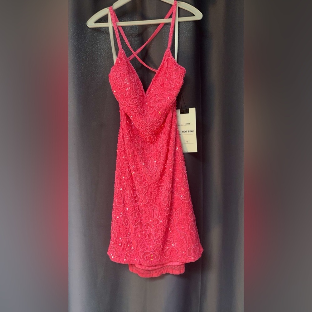 Primavera Couture Elegant Pink Backless Dress